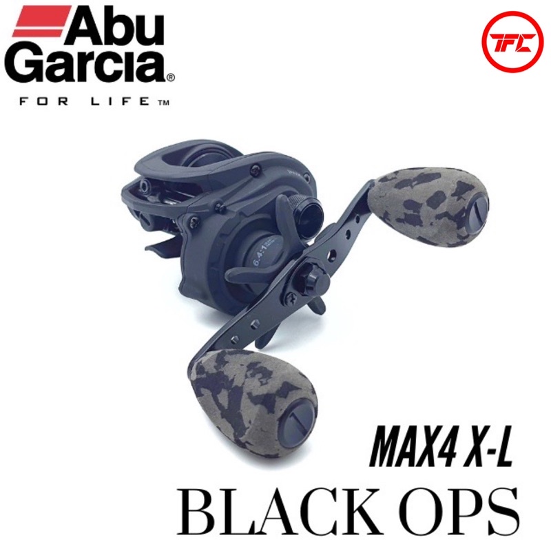 Moulinet Casting Abu Garcia MAX X BLACK OPS - Low Profile - Gauche - Neuf