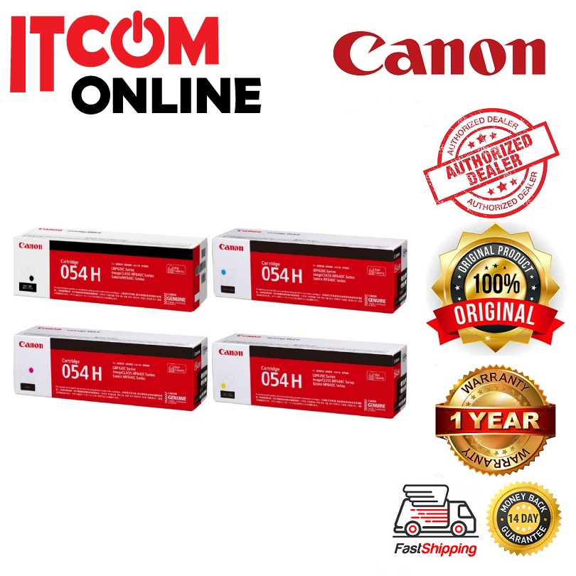 Toner Originale Canon 054H Nero Ad Alta Resa – 3025C001 – Per LBP622Cdw / MF644Cdw – Giappone