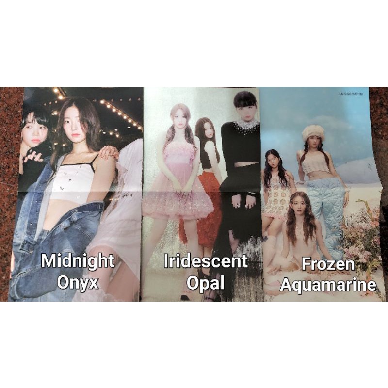 LE SSERAFIM Antifragile Unsealed Album Sakura Yunjin Chaewon