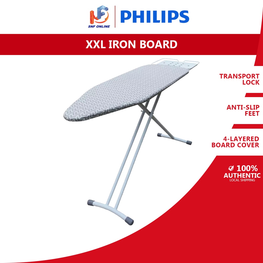 Philips Ironing Board XXL Size GC221 GC221/88 Shopee Malaysia