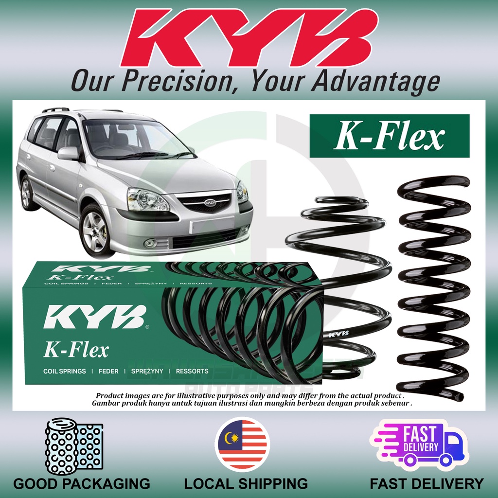Naza Citra Front / Rear Coil Spring Heavy Duty Kayaba KYB K-FLEX ...