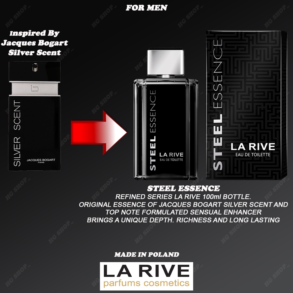 PERFUME LA RIVE STEEL ESSENCE EDT 100ml (ORIGINAL) Shopee Malaysia