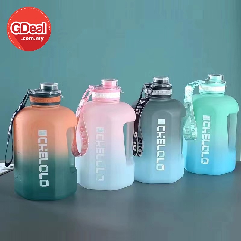 GDeal 2200ML Large Capacity Water Cup Men Women Fitness Sports Bottle ...