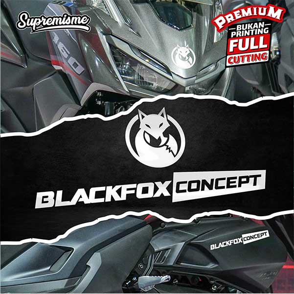 Black Fox Sticker / Black Fox Concept Sticker / Viral Black Fox Sticker ...