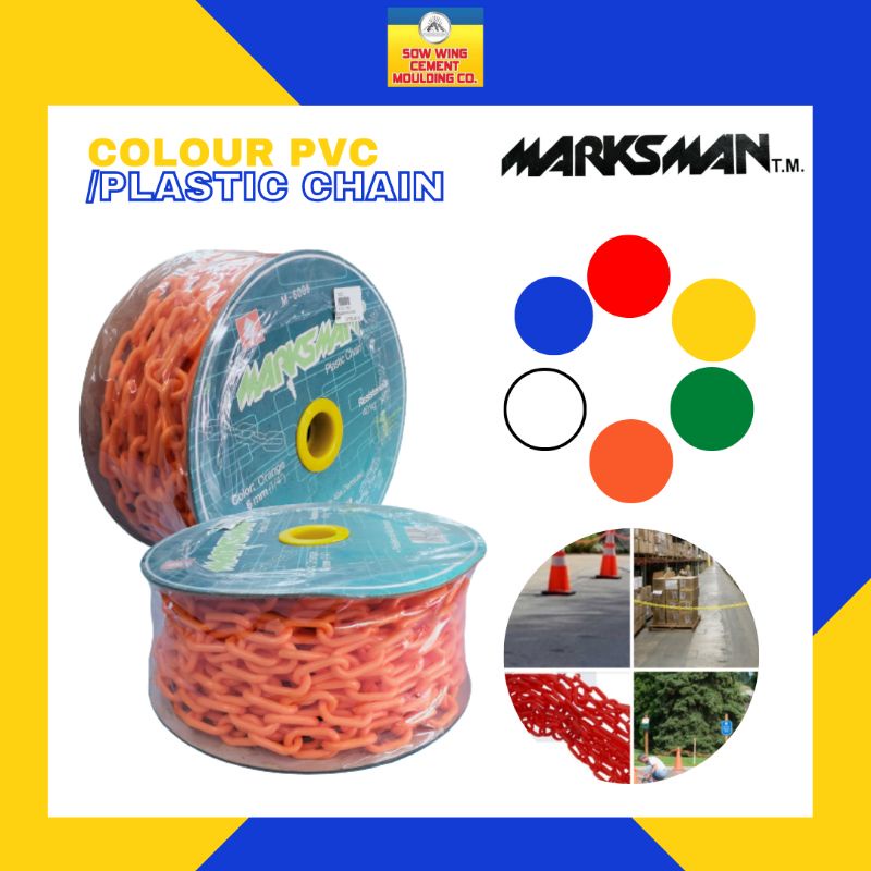 Colour Plastic/PVC Chain MARKSMAN- M6006 6MM | Shopee Malaysia