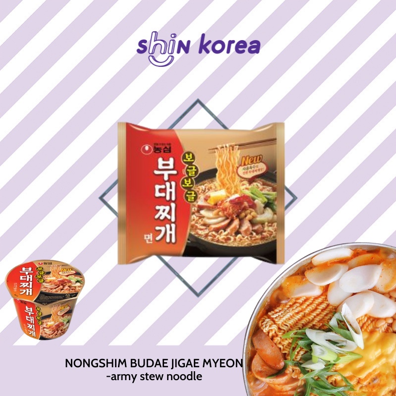 Nong Shim Spicy Army Stew Noodle Budae Jjigae Myun Shopee Malaysia