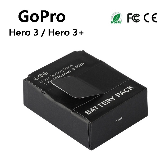 GoPro Hero 3 / Hero 3+ Battery 1600mAh AHDBT201 AHDBT301 For