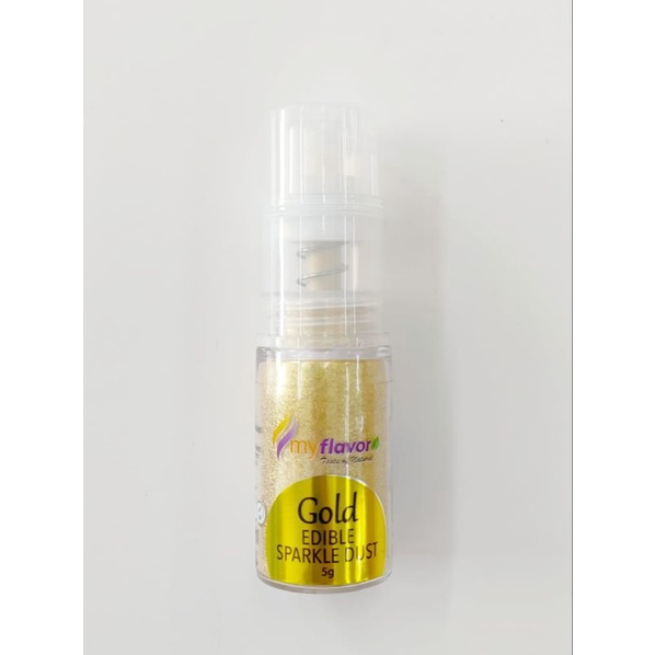 Edible Gold Sparkles Dust/ Shimmer Color Gold Powder 5 gram+/ Shopee
