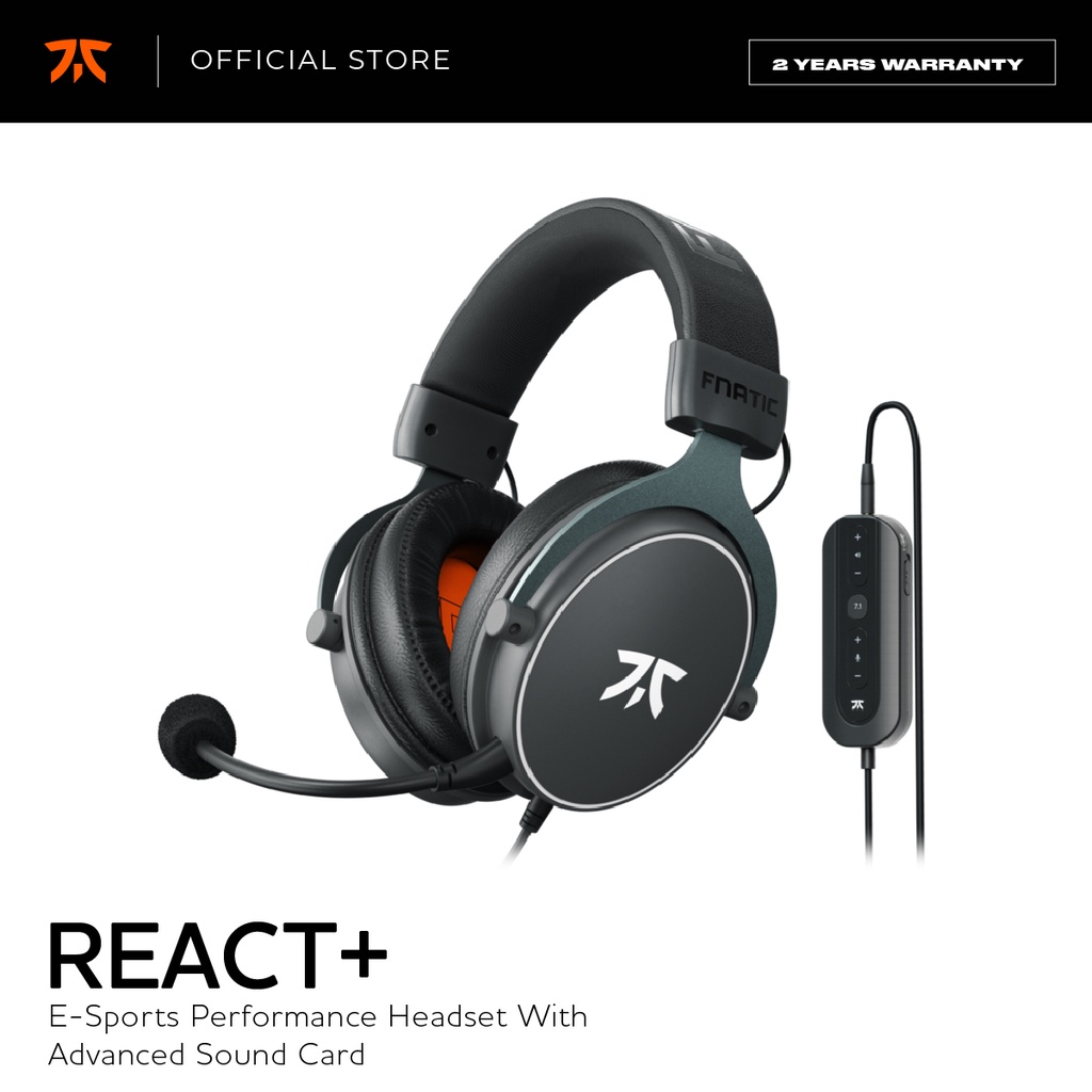 Fnatic Gear REACT+ 7.1 Gaming Headet | Shopee Malaysia