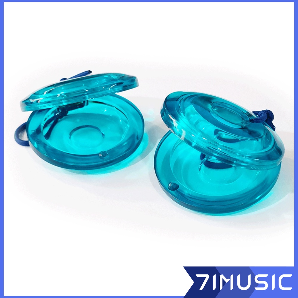 Helicon Castanets WR-64T Transparent Blue Children Plastic Castanet ...