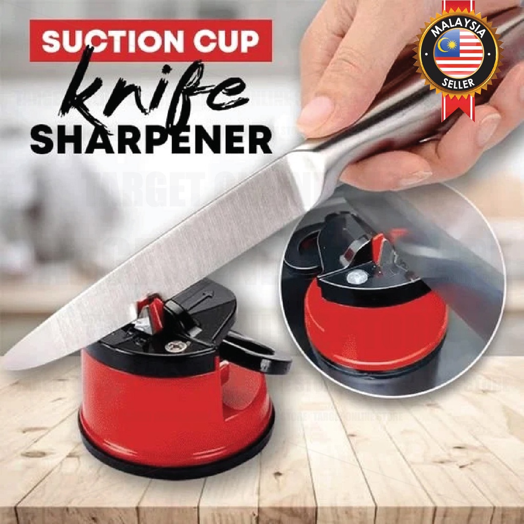 Suction Cup Mini Knife Sharpener, Safe Suction Cup Knife Sharpener