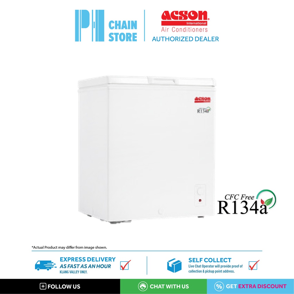 Acson on sale freezer r134a