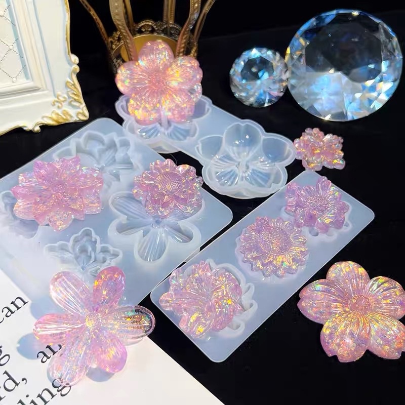 [READY STOCK] 3D Flower Epoxy Resin Mould DIY Resin Crystal Epoxy Mold