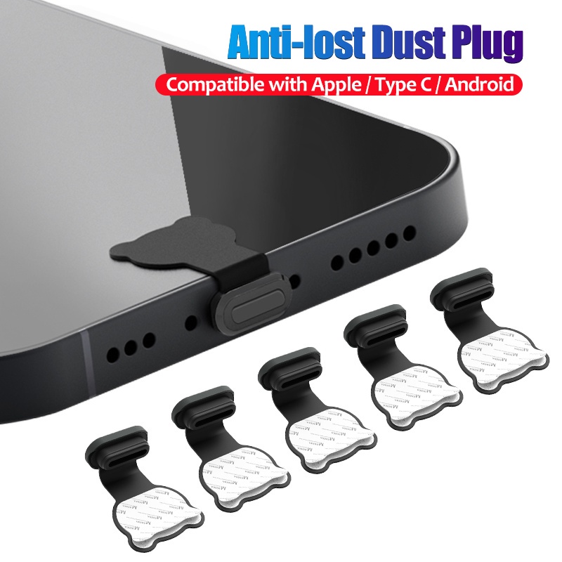 30/1Pcs Type C Dust Plug Plastic Dustproof Plug Mobile Phone Charging