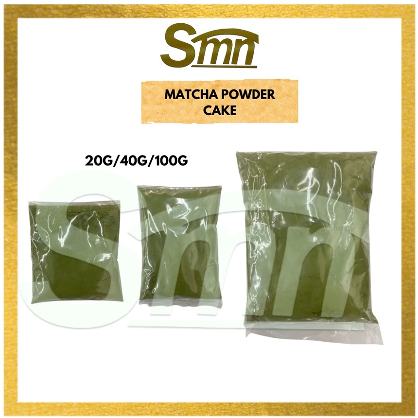(DSM) READY STOCK Matcha powder Cake 40g / 20g 抹茶粉 抹茶 蛋糕 Serbuk matcha DSM Shopee Malaysia