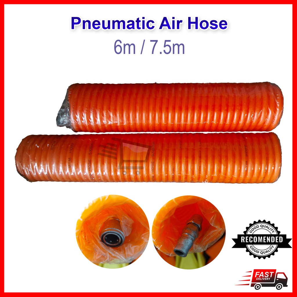 Pneumatic Air Compressor Spiral Hose/ Recoil Air Hose Shopee Malaysia