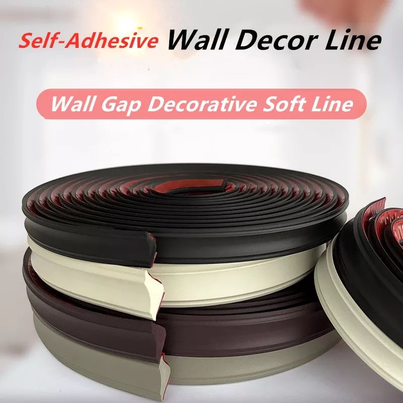 5 Meter Wall Gap Decorative Line Wall Interior Gap Decor Strip Home ...