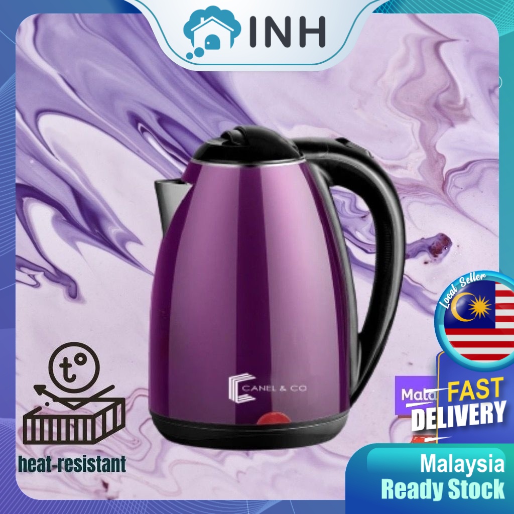 INH [2L] Stainless Steel Electric Automatic Jug Kettle Ketel listrik 2
