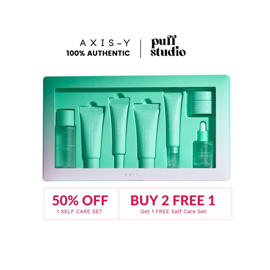 AXIS-Y Self Care Set 50% OFF (7 items Trial Set/ Individual) | Shopee ...