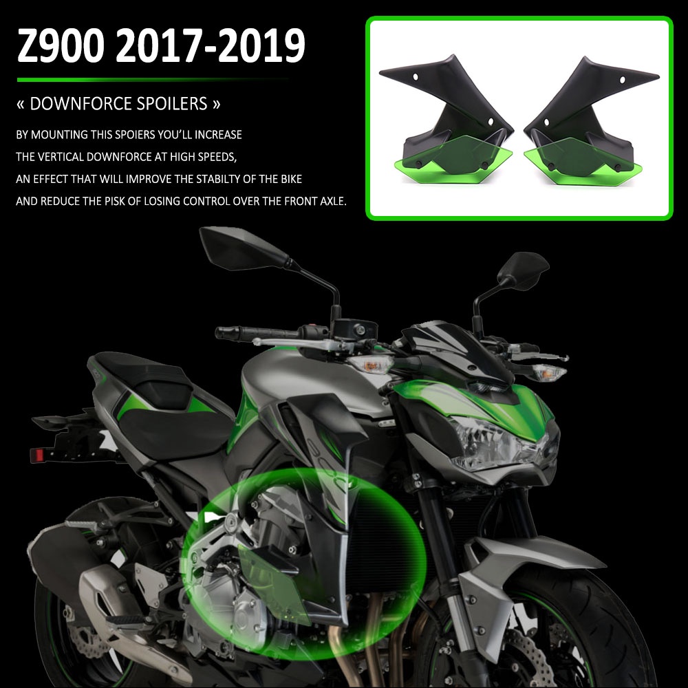 For Kawasaki Z900 Z 900 2017 2018 2019 Motorcycle Parts Side Downforce ...