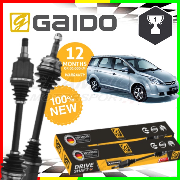 GAIDO Drive Shaft Proton Exora 1.6 CPS (Warranty 1Year or 60,000km