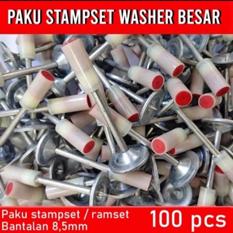 Ledak MISIU CONCRETE NAILS RAMSET STAMPSET 3 CM CONTENTS 100 PCS ...