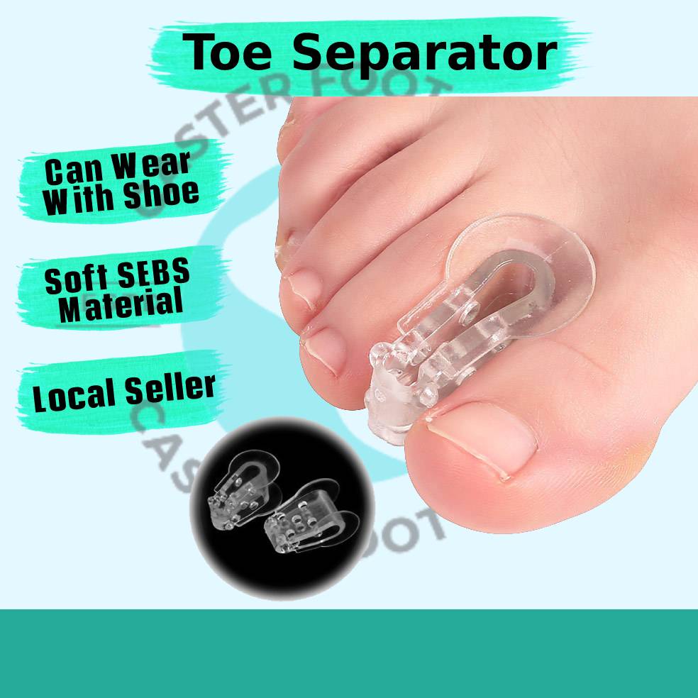 Big Toe Separator for Thumb Valgus Bunion Corrector Orthosis Clip Pads