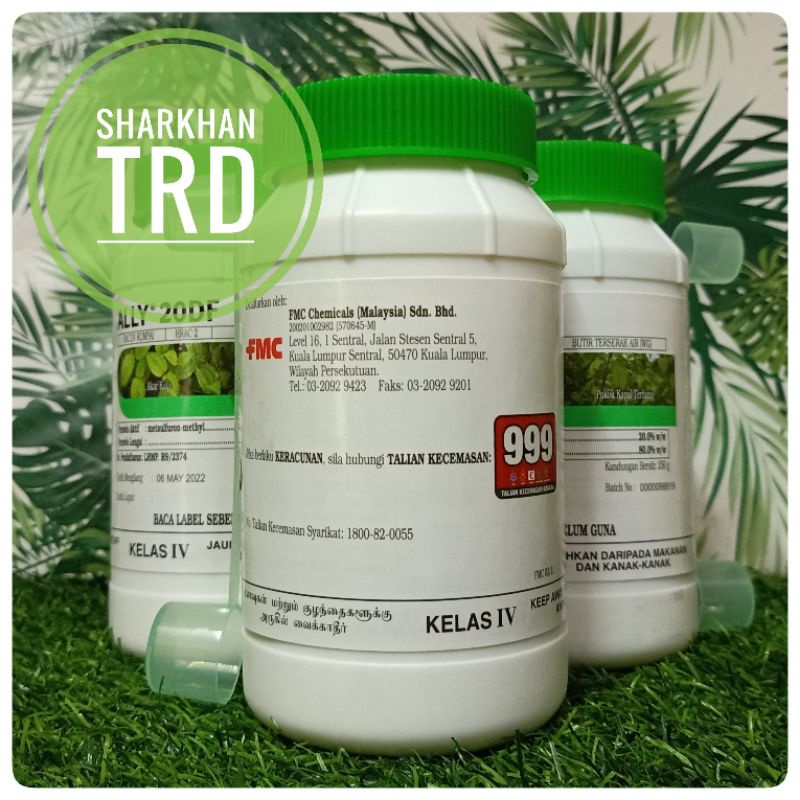 Botol 250g ALLY 20DF FMC Racun Rumput Rumpai Metsulfuron Methyl DuPont ...