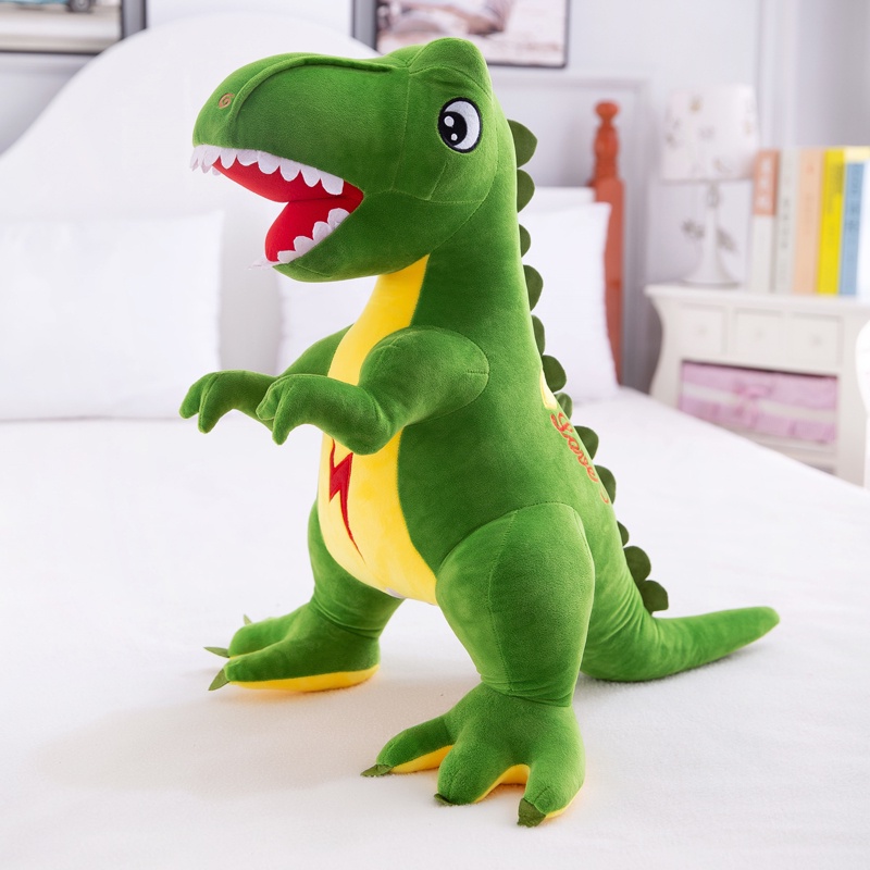 Dinosaur plush toy simulation Tyrannosaurus Dragon doll big doll cute ...