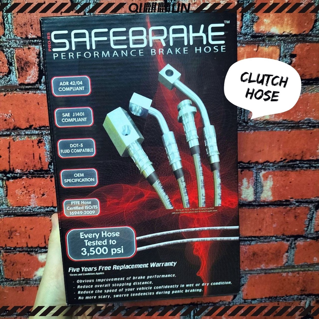 PRORS PRO RS SAFEBRAKE STEEL BRAIDED CLUTCH HOSE TOYOTA ALTEZZA