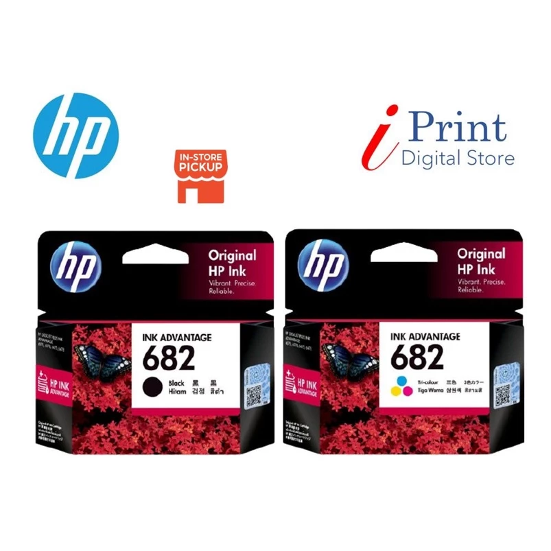 HP Deskjet 682 Black & Colour Ink Cartridges Original