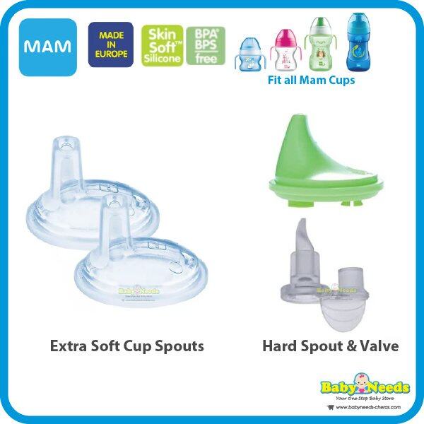 MAM Extra Soft Cup Spouts/Hard Spout & Valve | Shopee Malaysia