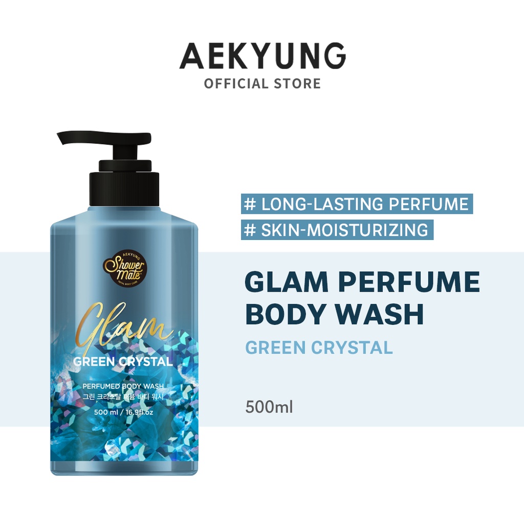 [Shower Mate] Glam Perfume Body Wash Green Crystal 800ml Shopee Malaysia