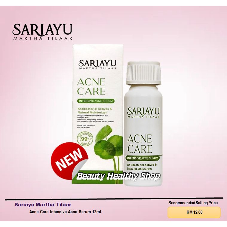 Sariayu Intensive Acne Care Intensive Acne Care Serum - 12ml | Shopee ...