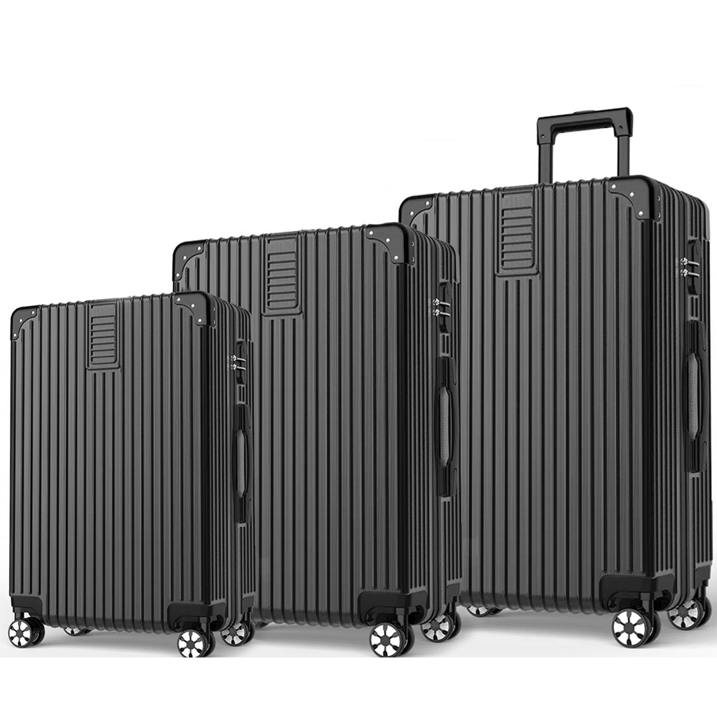 3in1 set ABS Hard case luggage bag suitcase travel bag 4 wheel with