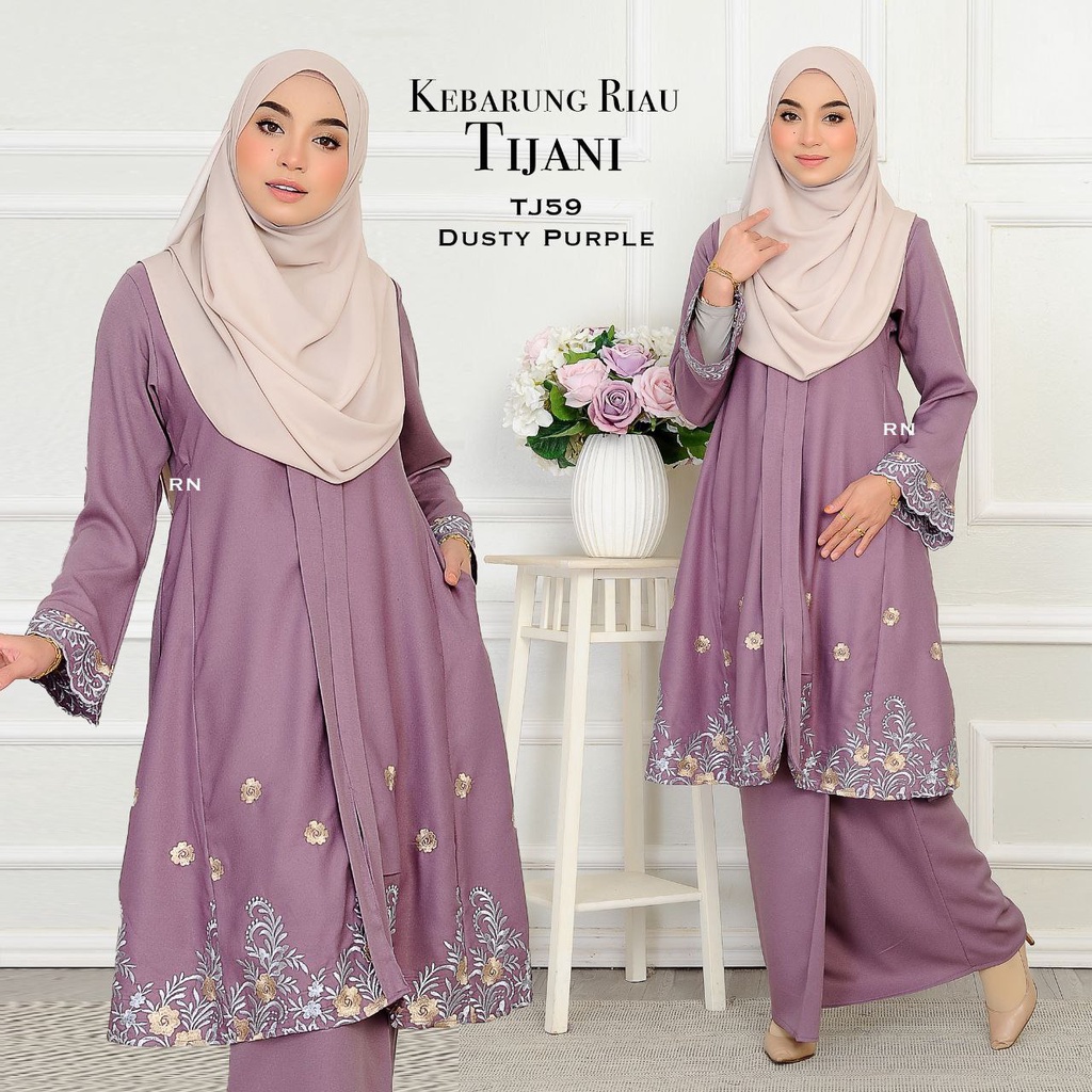 Raya 2023 Kebarung Riau Tijani 10 Kebarung Modern Baju Kurung Moden Kebarung Labuh Kebarung 5938