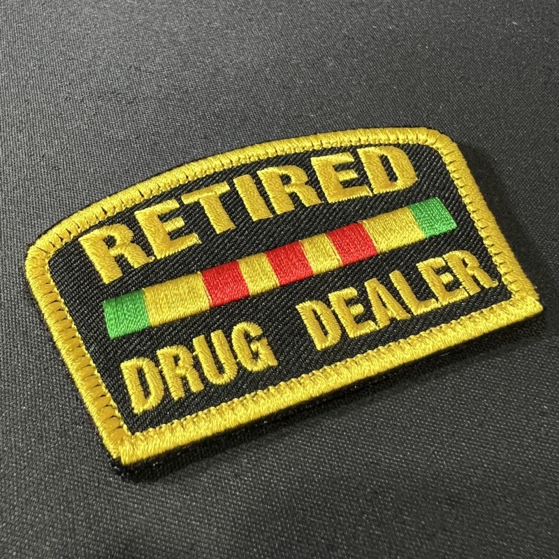 Patch Retired Drug Dealer 1 (Size 8cm) | Shopee Malaysia