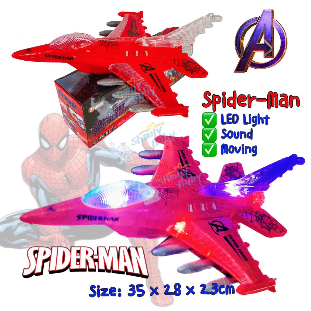 Spiderman 2024 aeroplane toy