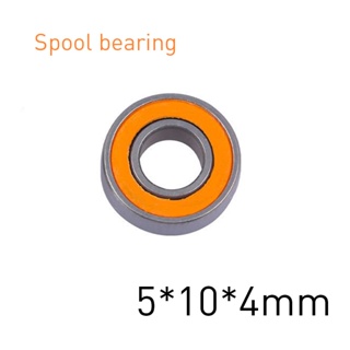 SEASIR Full Ceramic Hybrid Fishing Pulley Ball Bearings Side Cover  (3x10x4mm) + Spool Bearing (5x10x4mm)