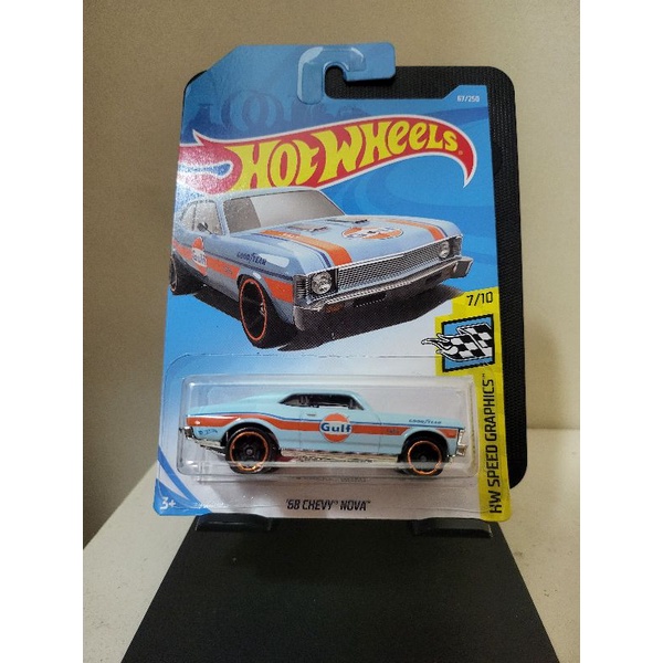 Hot Wheels Gulf '68 Chevy Nova | Shopee Malaysia