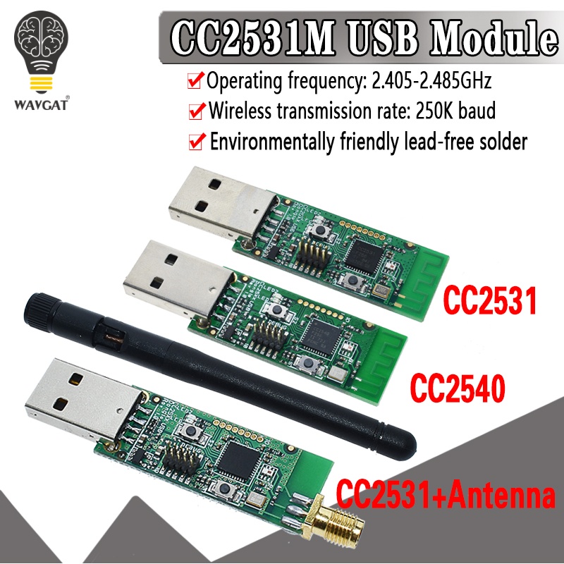 Wireless Zigbee CC2531 CC2540 Sniffer Bare Board Packet Protocol ...