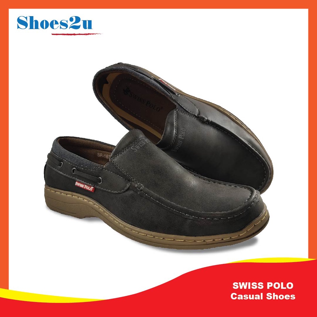 Original Swiss Polo Casual Men Shoes Kasut Swiss Polo Loafers Lelaki Shopee Malaysia
