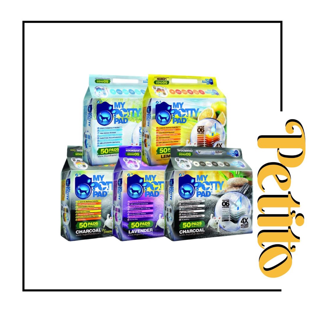 My Potty Pad Training Pad S M L Size / Wee Wee Pad / Original