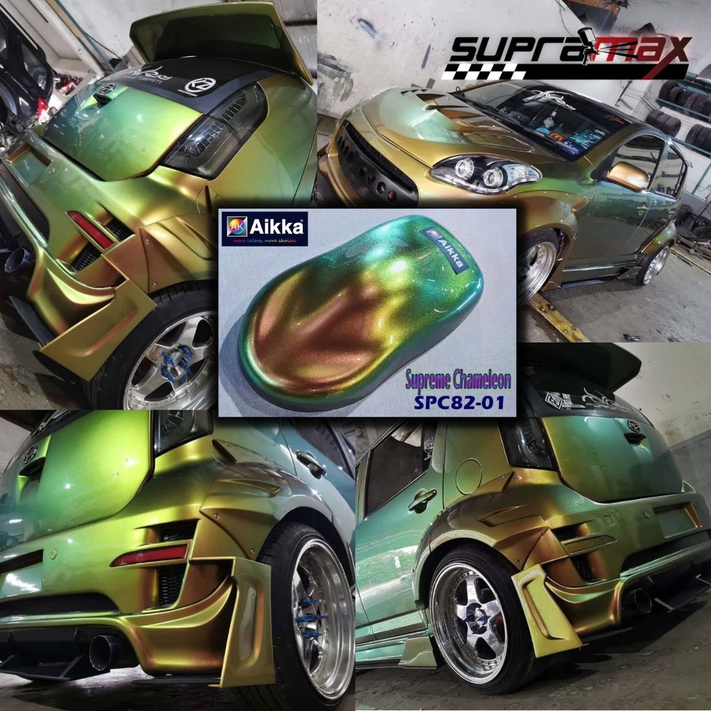 [CHAMELEON GREEN BRONZE EFFECT SPC8201] AIKKA Aerosol Spray 2K DIY