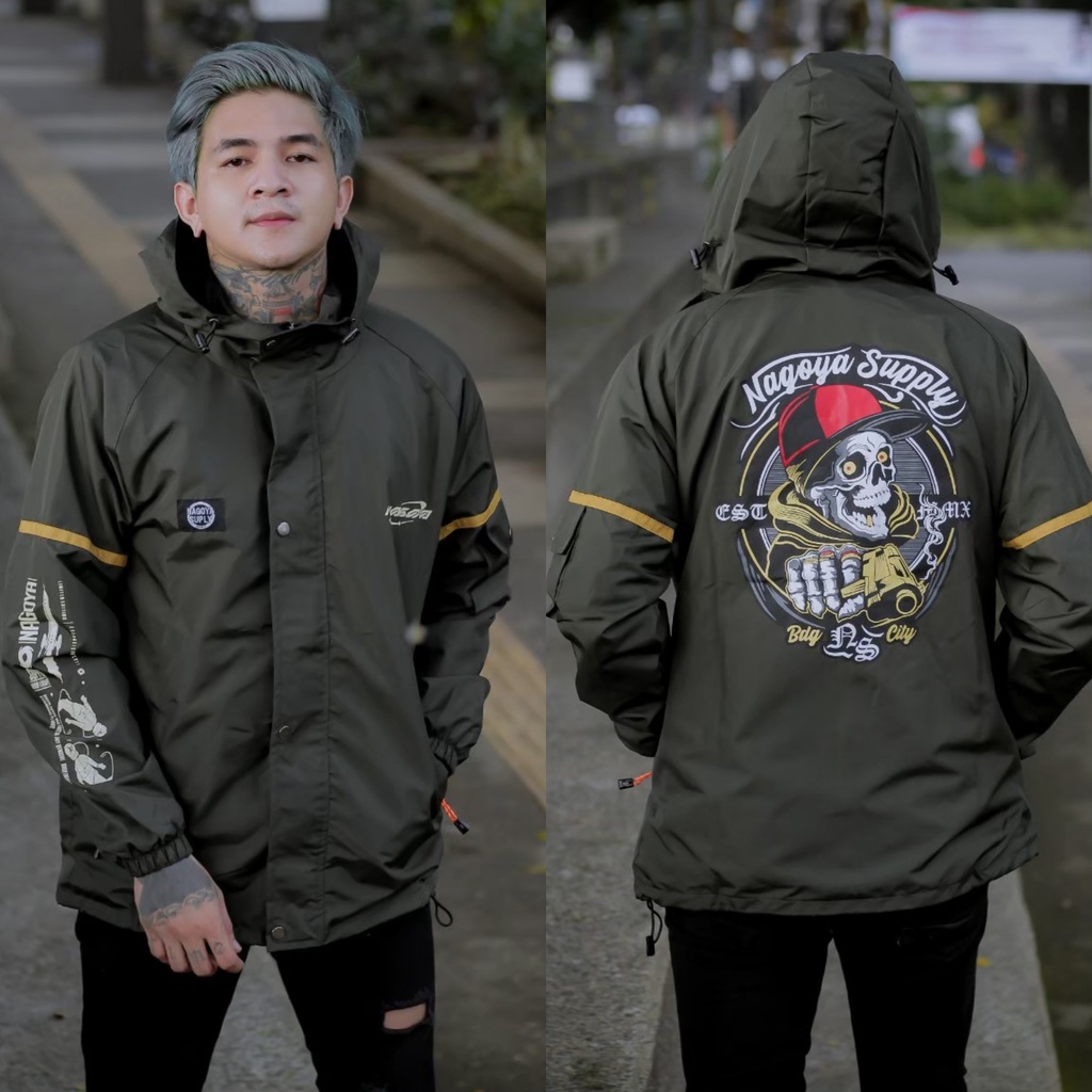 Men s CASUAL PARKA Jacket ORIGINAL Men s Jacket Men s Parachute Jacket Waterproof Jacket Boy s Jacket Shopee Malaysia
