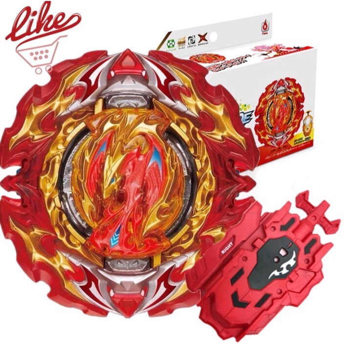 Beyblade B191 02 Prominence Phoenix DB Dynamite Battle With B184 Blue ...