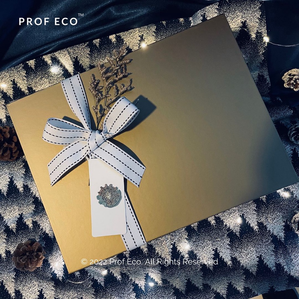 [READY STOCK] Premium Gold Hard Case Gift Box Packaging with