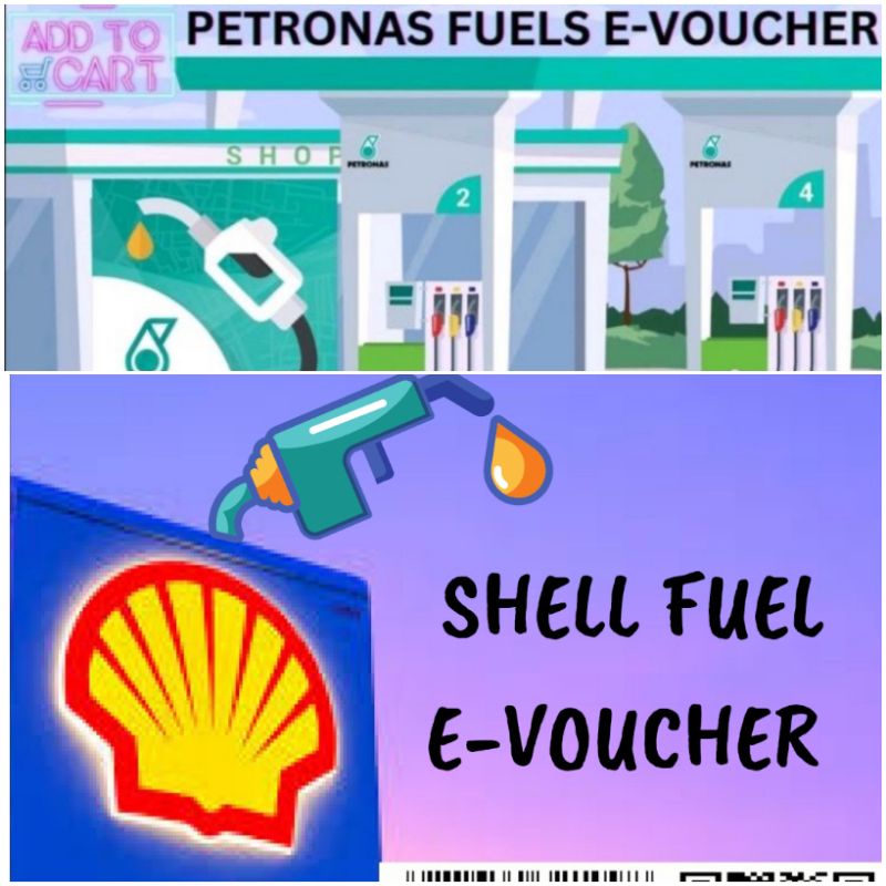 [SPAYLATER] SHELL FUEL / PETRONAS PETROL ONLY 🎟️ EVOUCHER WORTH RM20