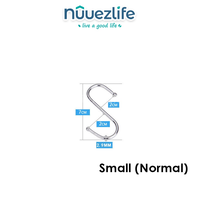 NietFullThings Asymmetric S Hook Stainless Steel Zambia