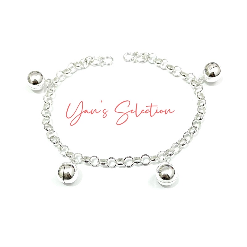Newborn baby silver anklets hot sale